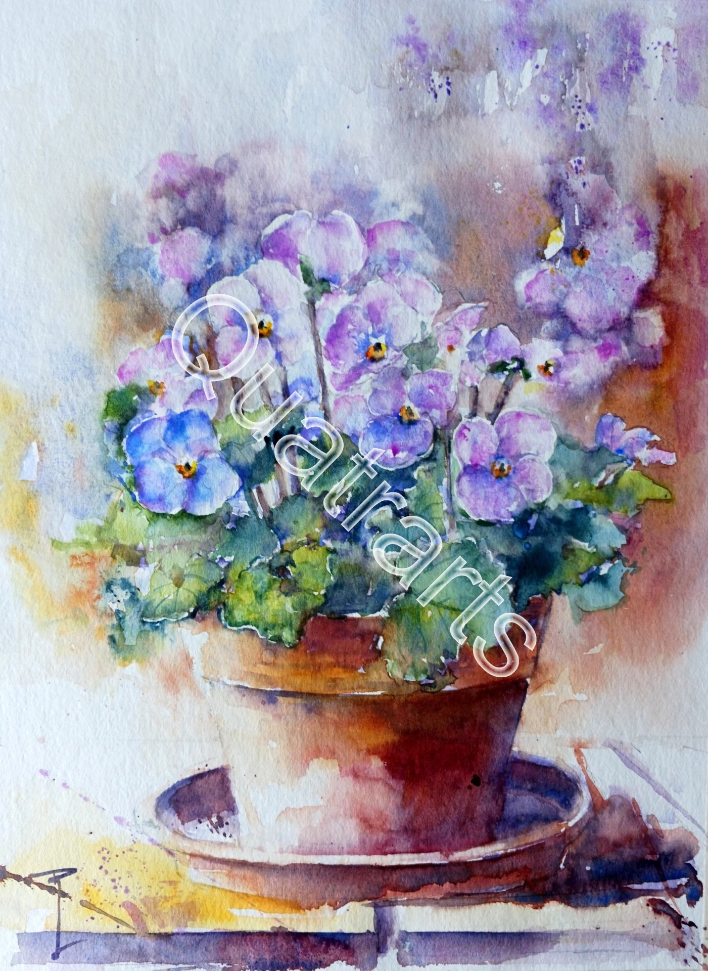 Dernieres pensees- 30x40CM- 180€