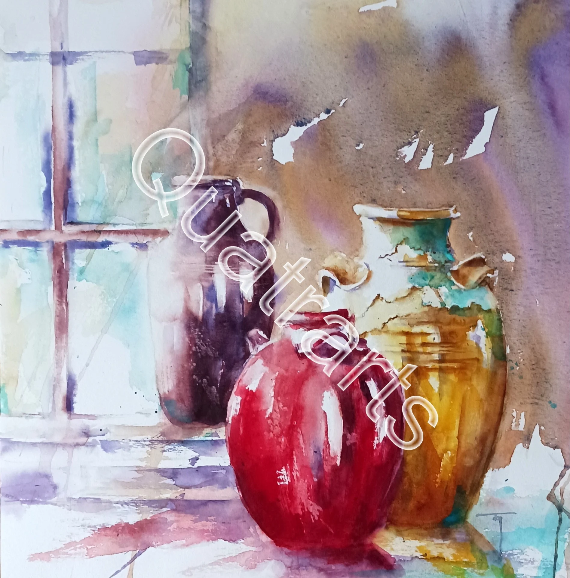 Poteries- 40x40cm- 200€- Juin 2025
