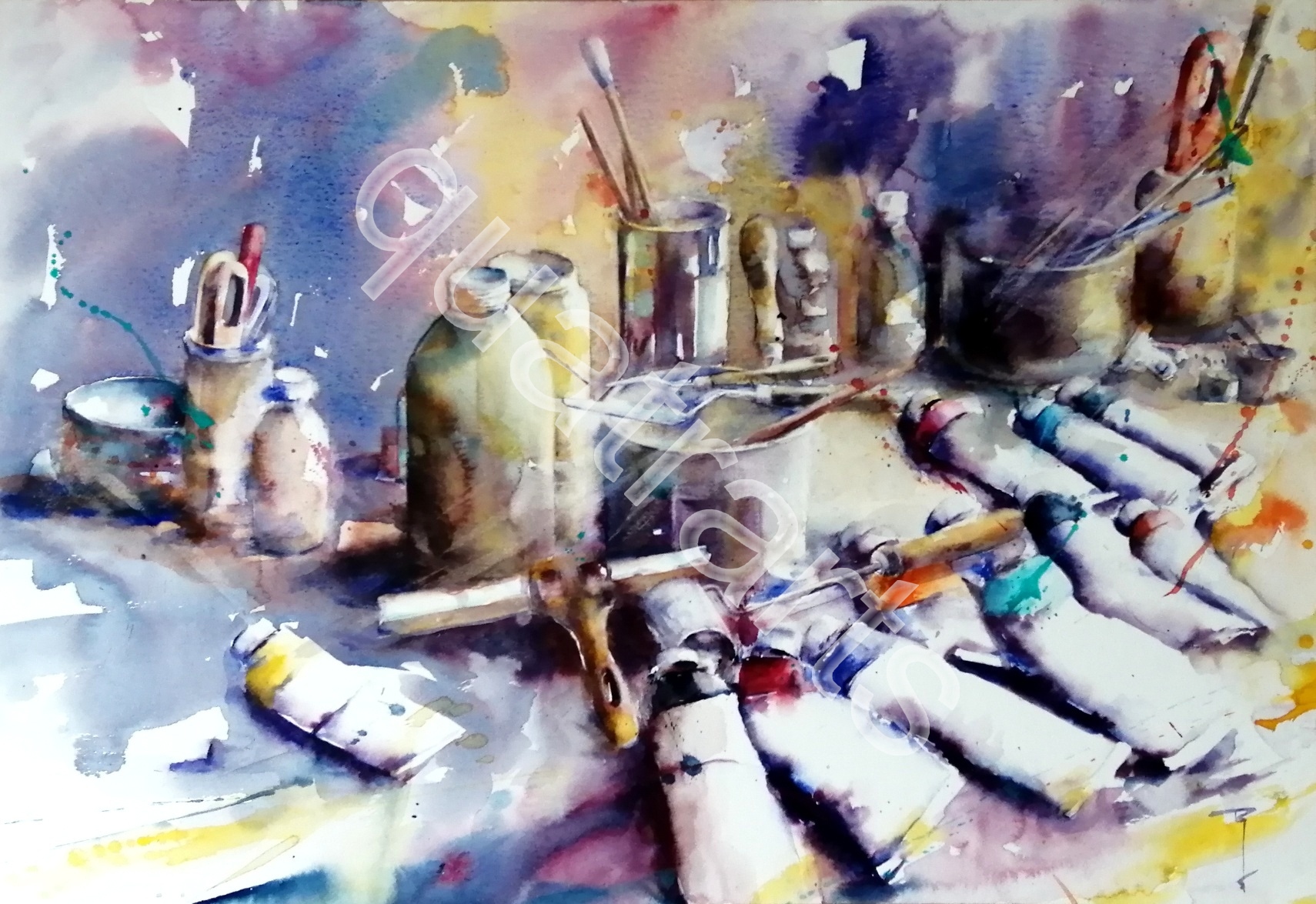 Tubes and co- octobre 2019- 50x70cm